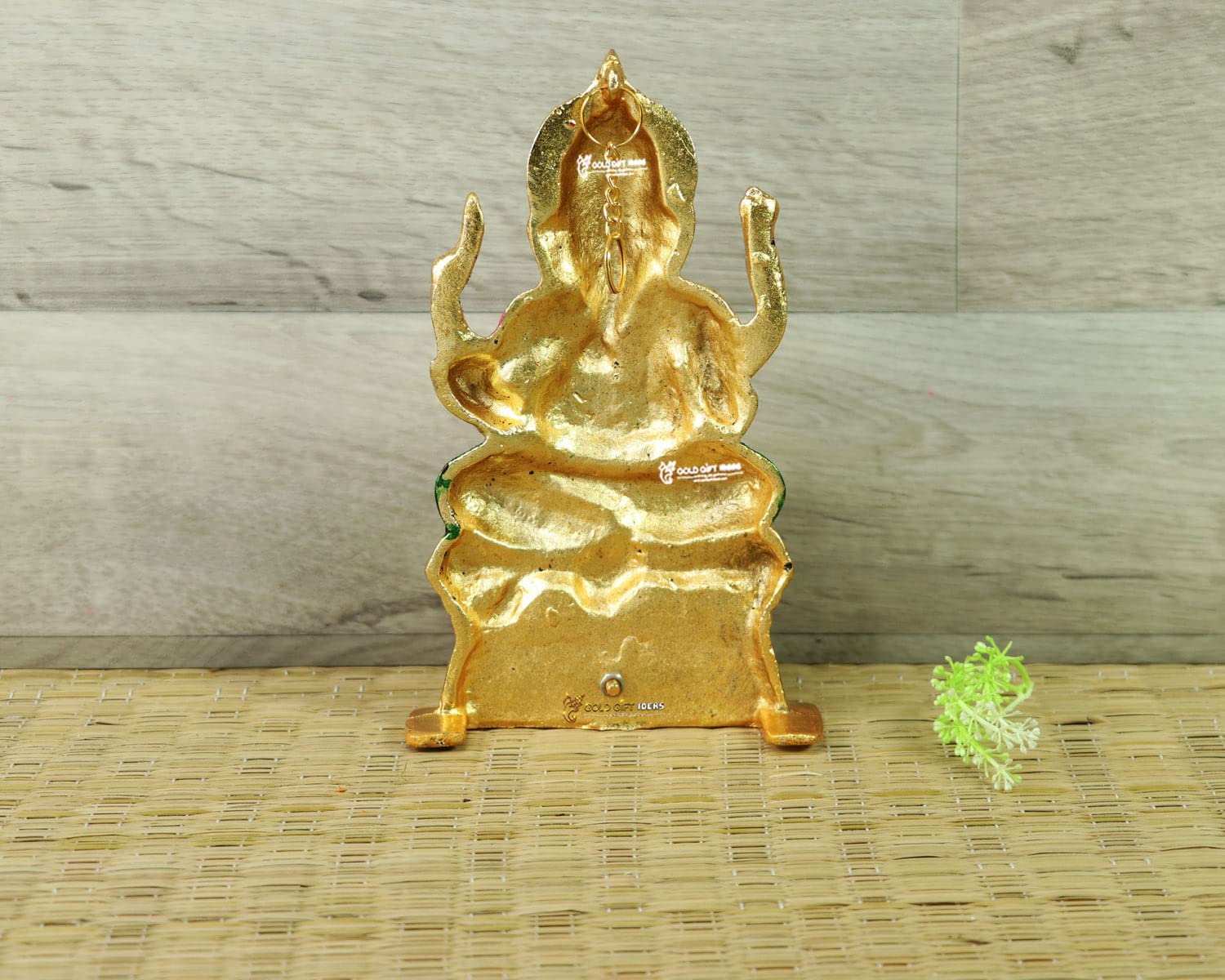 Goldgiftideas Oxidized Metal Prathmesh Ganesha Idol For Gift, Ganpati Wall Hanging Showpiece For Home Dcor & Office, Unique Retu